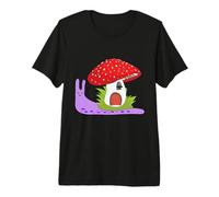 Escargot avec Maison de Champignon en Tant qu'héliciculture d'amant de propriétaire de coquilles T-Shirt Haut de Gamme