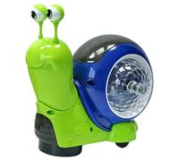 Escargot Disco, Crabe Rampant, Jouet Lumineux et Mignon, Escargot Musical Qui hoche la tête avec Fonction d'évitement des Obstacles, Jouet sensoriel interactif pour bébé, pour Tout-Petits et enfa