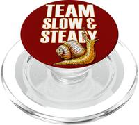 Escargot Drôle du Fier Coureur Lent ou Équipe Coureurs PopSockets PopGrip pour MagSafe