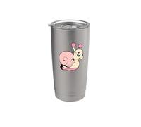 Escargot Kawaii Gobelet isotherme en acier inoxydable double paroi
