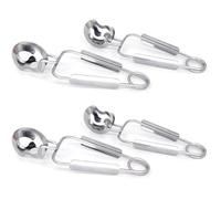 Escargot Lot de 4 pinces à escargots en acier inoxydable pour cuisine Label