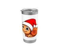 Escargot Père Noël Gobelet isotherme en acier inoxydable double paroi