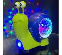 Escargot pour bébé - Jouet électrique - Jouet de course - Temps ventral Escargot musical lumineux Jouet musical bébé Jouet d'éveil