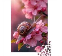 Escargot Puzzle À 1000 Morceaux Papier Épais Puzzle Familial Familles 8 Ans+ Passionnés Casse-tête Activité Lien Familial Loisirs Maison 52x38cm/1000pcs