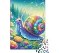 Escargot Puzzle À 1000 Morceaux Papier Épais Puzzle Familial Parents-Enfants Activité Lien Familial Compatible Plateau Loisirs Maison 70x50cm/1000pcs