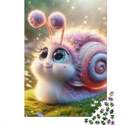 Escargot Puzzle À 1000 Morceaux Papier Épais Puzzle Familial Passionnés Casse-tête Compatible Plateau Heures Divertissement Garanties 38x26cm/1000pcs