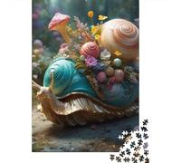 Escargot Set De 1000 Pièces Papier Recyclé Puzzle Adulte Amateurs Puzzle Adultes Casse-tête Engageant Loisirs À La Maison 70x50cm/1000pcs