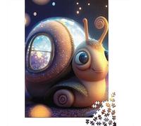 Escargot Set De 1000 Pièces Papier Recyclé Puzzle Adulte Facile À Ranger Loisirs À La Maison Casse-tête Engageant Activité Lien Familial 38x26cm/1000pcs