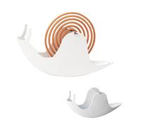 Escargot Support de Bobine de Moustique,Porte Spirale Anti Moustique en Métal,Support Spirale Anti Moustique,Forme D'Escargot Créatif Portable,Porte Encens Spirale pour Cuisine,Salon Et Bureau,Blanc