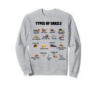 Escargots du Monde Types d'escargots Slugs Animal Amoureux des escargots Sweatshirt