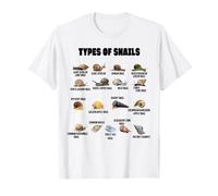 Escargots du Monde Types d'escargots Slugs Animal Amoureux des escargots T-Shirt