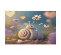 Escargots Puzzle en Bois Enfant 1000 Pièces - Jeu Educatif Motricité Fine Et Concentration - Puzzles pour Adultes （75×50cm）