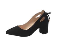 Escarpin Femme Chic, Escarpins élégants à Bout Pointu ornés d'un nœud Classique, Parfaits pour Toutes Les Occasions, Formelles ou décontractées.