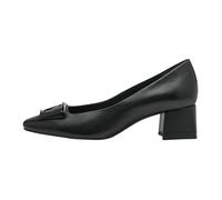 Escarpin Femme Cuir Tamaris - Talon Large - Noir 37