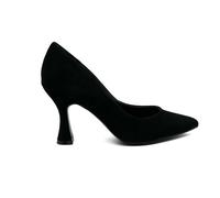 Escarpin Femme Noir Steve Madden Notary - Talon Bobine 8cm - Daim Synthétique 35,5