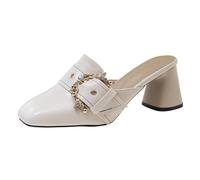 Escarpin Femme Talon À La Mode Élégantes Escarpins À Talons Grande Taille Decontracter Classiques Escarpin Petit Talon Chic Bout Fermé Chaussures À Talon per Club Mariage