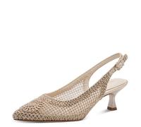 Escarpin Femme - TAMARIS - Textile Or - élégante - Boucle 40