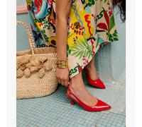Escarpin Slingback Delphie Coquelicot 40 ROUGE