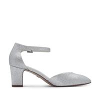 Tamaris Escarpins femme 1-24432-41 à lanières talon bloc métallique Argenté 38