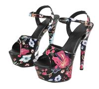 Escarpins à Plateforme pour Femme avec Décors Serpent/Fleurs/Uni/Papillons/Pailletés Talon Aiguille Boucle Style Gothique Élégant & Sensuel pour Jeans Robes Fêtes et Événements Spéciaux