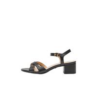 Escarpins à talon carré aspect cuir femme s.Oliver Noir 38