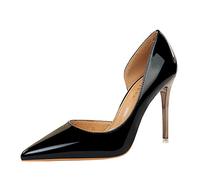 Escarpins À Talons Hauts Sexy pour Femmes, Talons Aiguilles Fermés À Bout Pointu De 4 Pouces, Chaussures À Talons Confortables pour Soirées, Bals De Promo Et Clubs