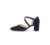 Escarpins avec brides croisÃ©es Ã la cheville femme Gabor Samtchevreau Bleu 38,5