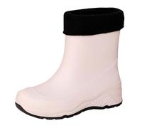 Escarpins Blanc Petit Talon Women's Spring Summer Autumn And Winter Mid Tube Plus Velvet Cotton Removable And Washable Outdoor Fashion Work Fishing Car Wash Sandales Compensées Pour Grande (White, 36)