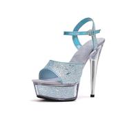 Escarpins classiques à talons hauts confortables pour femme, chaussures de mariage, chaussures de soirée pour danse, mariages, fêtes, bleu, 35 EU