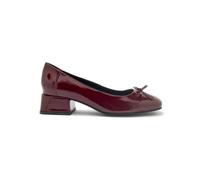 Escarpins cuir verni talon bloc femme PÃ©diconfort Rouge 38