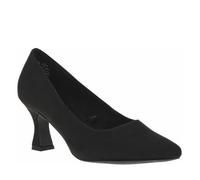 Escarpins decollete simple noir à semelle à talon décroché moyen 39