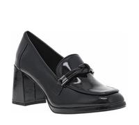 Escarpins emboitant noir vernis à semelle à talon décroché haut 39