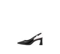 Tamaris Escarpins 29624-46 à bride arrière talon bloc en cuir Femme 40 Noir