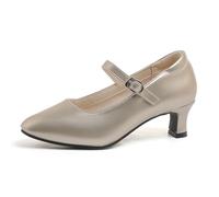 Escarpins Femme Brogue Architecture Anglaise Cuir Ajouré Talon Bloc Stabilité Lacets Confort Bureau Travail Quotidien Look Classique Vintage Européen Élégant Moderne Stable