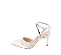 Escarpins femme - BUFFALO - Nadia - Satin ivoire - Talon aiguille 8,5 cm 39