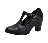 Escarpins Femme Ete, Escarpins Confortables à Talons Hauts avec Bride à Boucle et Motif Floral dévoré pour Femmes Rondes