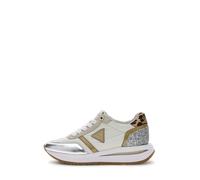 Guess Baskets basses EAGAR2 camel / mastic / argent / blanc cassé Taille 36