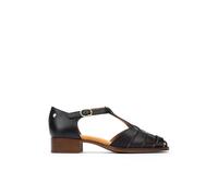 Pikolinos Sandales VALENCIA W7D en cuir semi-ouvertes pour femme Noir 39