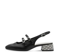 Tamaris Escarpins 29510-44 à bride arrière talon bloc Noir Taille 39