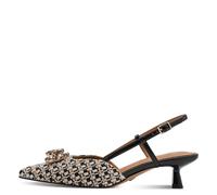 Tamaris Escarpin à bride arrière pour femme à talon aiguille noir 36 EU