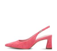 Tamaris Escarpin pour femme à bride arrière talon bloc cuir rose Taille 37 EU
