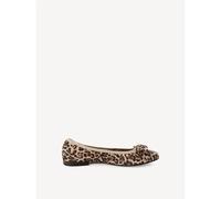 Tamaris Escarpin à bride arrière plat Cuir brun Femme Taille 38 EU