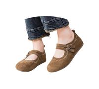 Escarpins français Mary Jane avec sangle élégante - Semelle épaisse pour femme - Chaussures de loisirs polyvalentes au design intemporel pour un usage quotidien