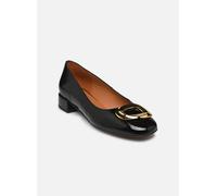 Escarpins Georgia Rose Abou - Cuir Vernis plissé pour Femme 37 Noir