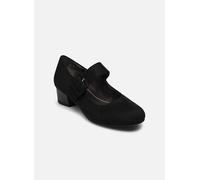 Jana Femme Softline 8-22361-41 Komfortable Mehrweite Bequemschuh Verstellbarer Riemen Klassisch Alltagsschuhe Escarpins, Black, 39 EU