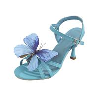 Escarpins Mary Jane 2026 Mother of The Bride pour femme - Confortables - Brevet - Événements formels - Coupe large - Semelle intérieure rembourrée - Travail de bureau, bleu, 37.5 EU