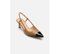 Escarpins Michael Michael Kors ALORA TOE CAP MID SLING pour 39 Marron