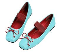 Escarpins Plats Femme À Nœud Style Crocodile Serpent Élégant Gothique Bout Carré Boucle Ou Slip-on Type Mary Jane pour Jean Habillé Lolita Bureau Rendez-Vous Mariages Voyage Quotidien