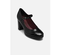 Tamaris Escarpins à Talon Bloc pour Femme Noir Croco 40