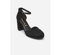 Tamaris Escarpins 22463-45 ouverts avec bride et talon bloc pour femme Noir Taille 40